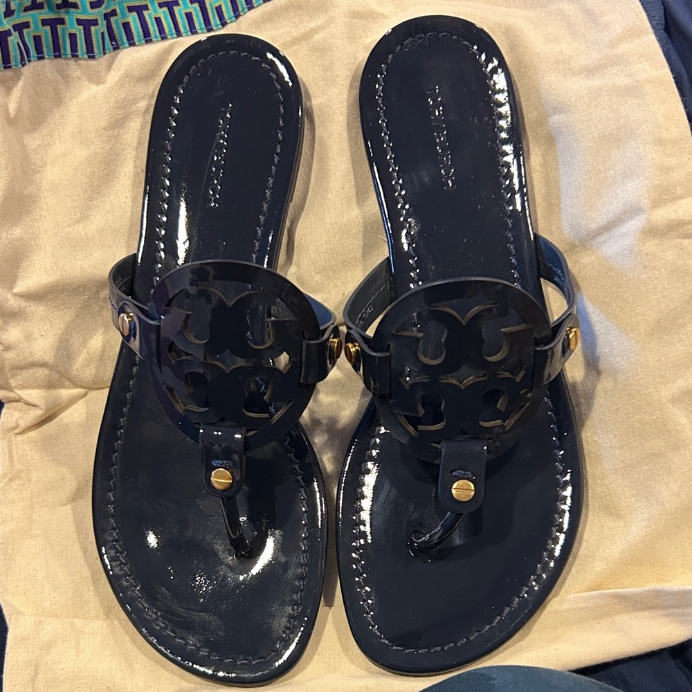 Tory Burch Perfect Navy Sandals